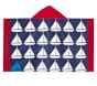 Nantucket Repeat Boat Kid Beach Wrap