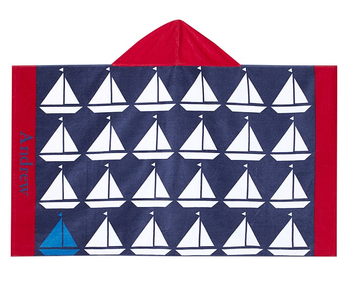 Nantucket Repeat Boat Kid Beach Wrap