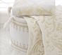 Winter White Medallion Crib Fitted Sheet