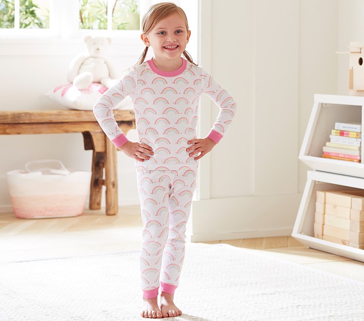 Organic Rainbow Pajama Set