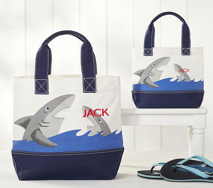 Boho Shark Icon Totes