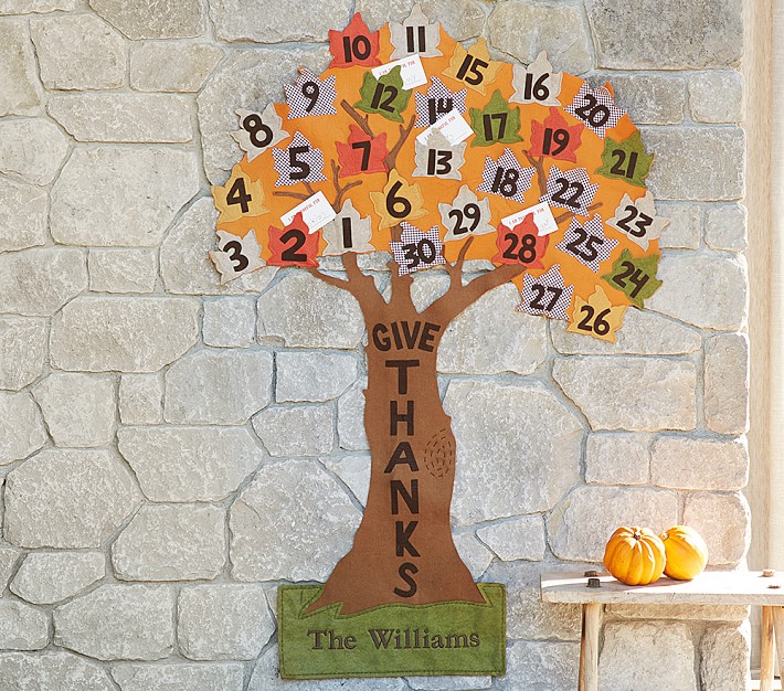 Give Thanks Tree Countdown Calendar