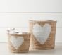 Raffia Heart Baskets