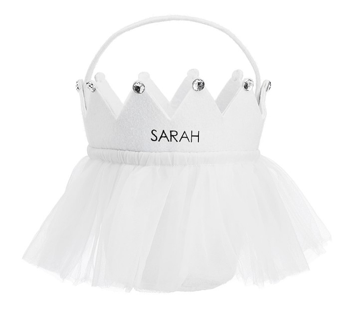 White Tulle-Crown-Treat-Bag