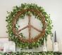 Willow Light-Up Peace Sign Wreath