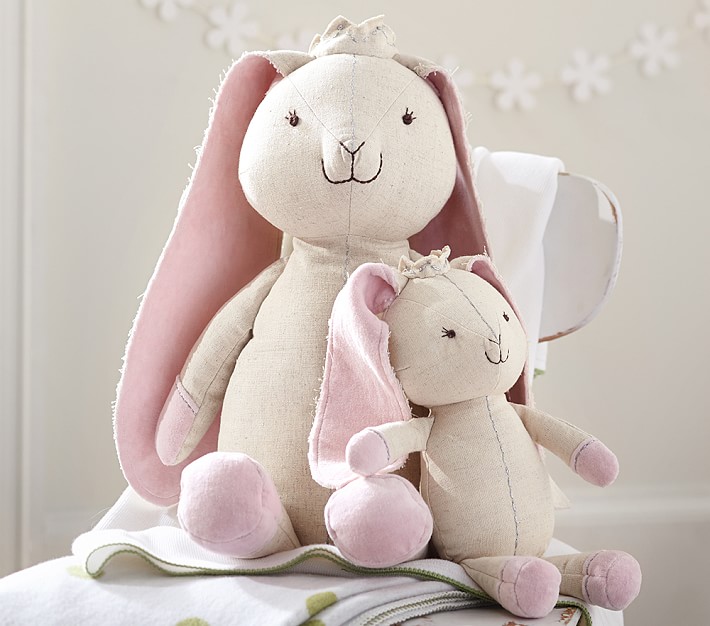 Bunny Linen And Velvet Plush