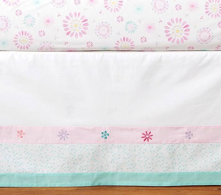 Maya Dandelion Crib Skirt