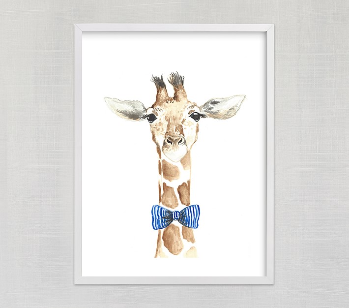 Dapper Giraffe Wall Art By Minted<sup>&#174;</sup>