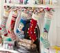 Multi Stripe Merry &amp; Bright Stocking