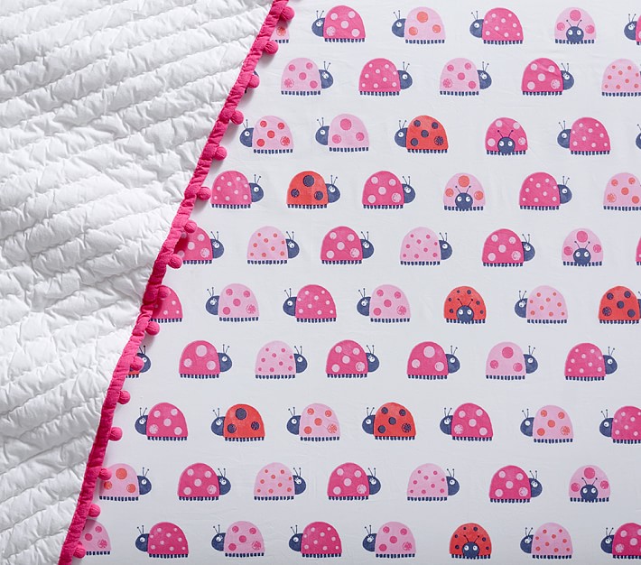 Ladybug Crib Fitted Sheet