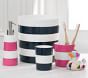 Pink Stripe Bath Accessories