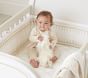 Winter White Medallion Crib Fitted Sheet