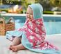 Allover Seahorse Baby Beach Hooded Towel