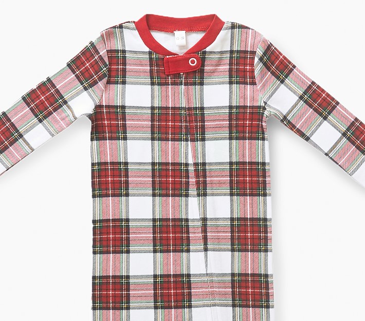 Morgan Plaid Organic Cotton Nursery Pajama