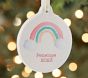 Personalized Ceramic Rainbow Ornament