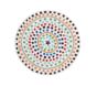 Star Dot Round Rug