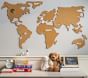 World Map Corkboard