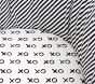 The Emily &#38; Meritt Black &#38; White Bassinet Bedding