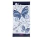 Navy Butterfly Kid Beach Towel