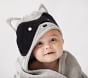 west elm x pbk Racoon Bath Baby Hooded Towel