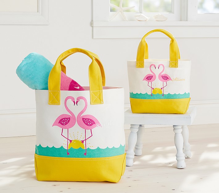 Flamingo Preppy Icon Tote