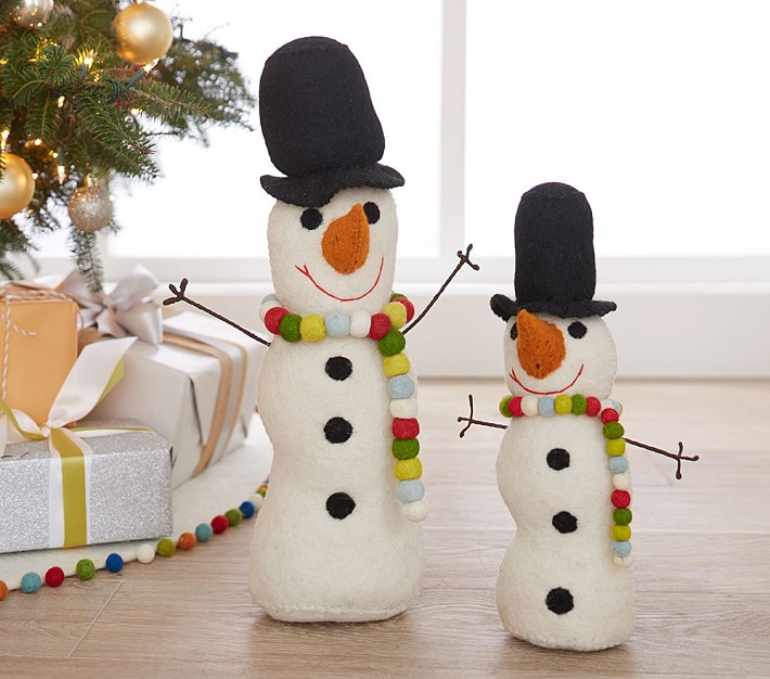 Merry &amp; Bright Snowman Hearth Plush