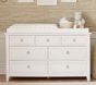 Ava Regency Caned 7-Drawer Dresser &amp; Topper Set (56w x 19d&quot;)