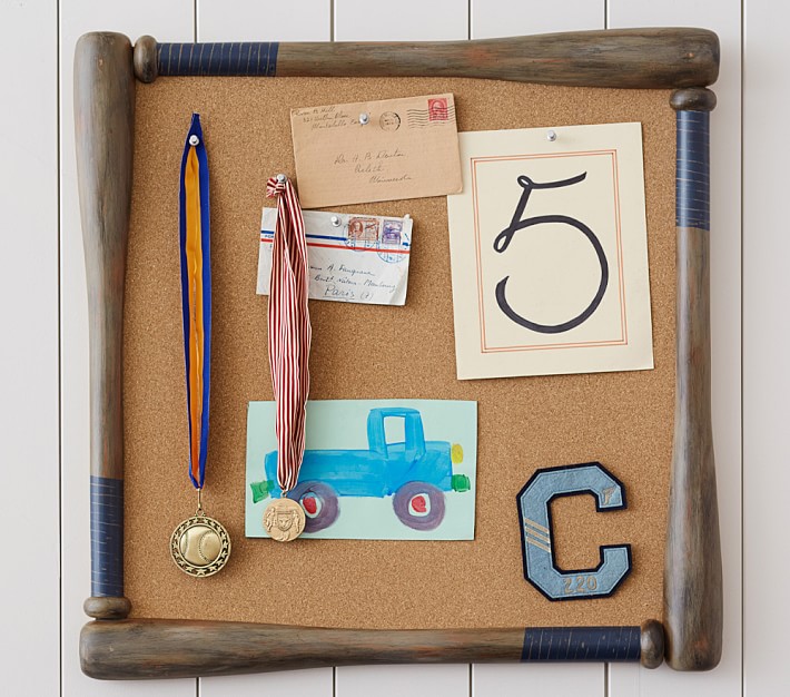 Baseball Bat Corkboard