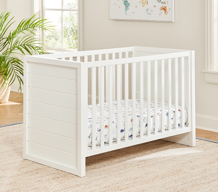 Emery End Panel Crib Toddler Bed Conversion Kit Set Simply White Parcel Delivery