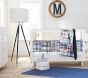 Navy Tripod Floor Lamp Base