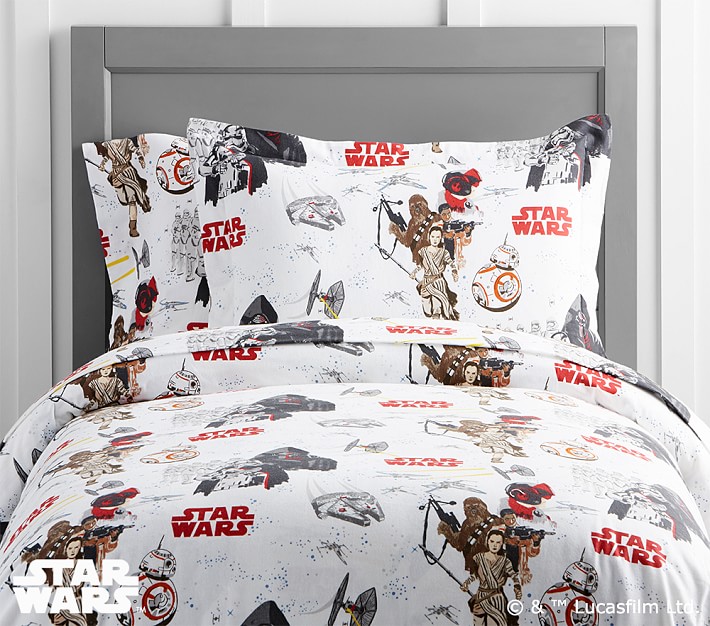 <em>Star Wars: The Force Awakens</em>&#8482; Flannel Duvet Cover & Shams