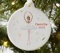 Personalized Ceramic Nutcracker Ballerina Ornaments