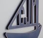 Sailboat Monogram Cutout Plaque