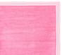 Bordered Chenille Rug- Bright Pink