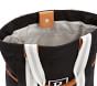 Solid Black Harper Diaper Tote