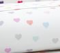 Multi Mini Heart Organic Duvet Cover &amp; Shams