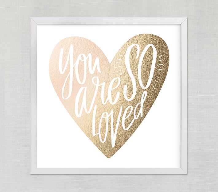 Minted&#174 So Loved Heart Wall Art by Alethea and Ruth