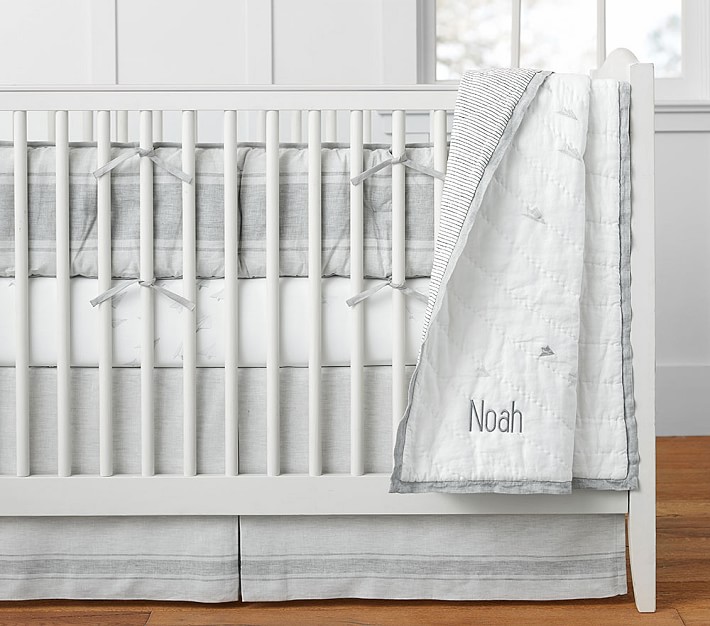 Monique Lhuillier Paper Planes Baby Bedding