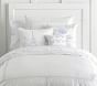 Monique Lhuillier Something Blue Border Duvet Cover &amp; Shams