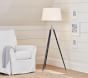 Navy Tripod Floor Lamp Base