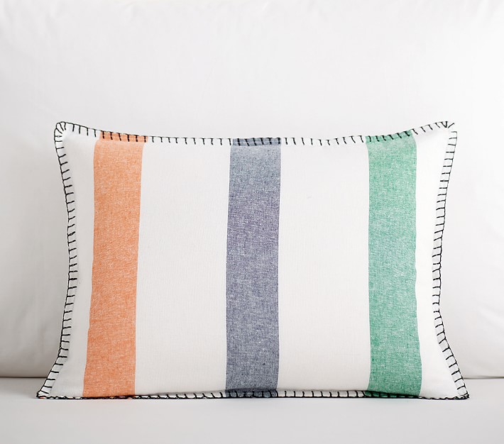 Organic Colby Stripe Personalized Sham