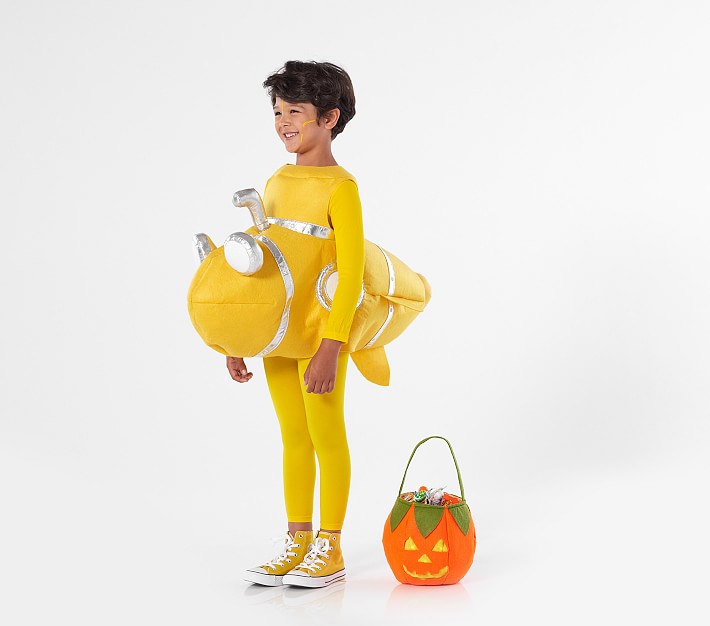 Kids 3D Yellow Submarine Halloween Costume