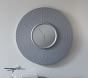 Rivet Mirror Clock