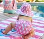 Allover Seahorse Reversible Hat &amp; Diaper Cover