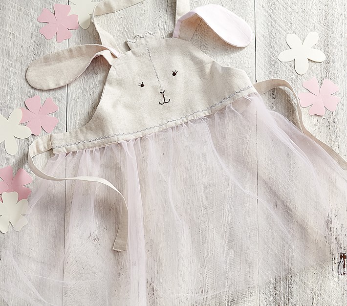 Linen Bunny Apron