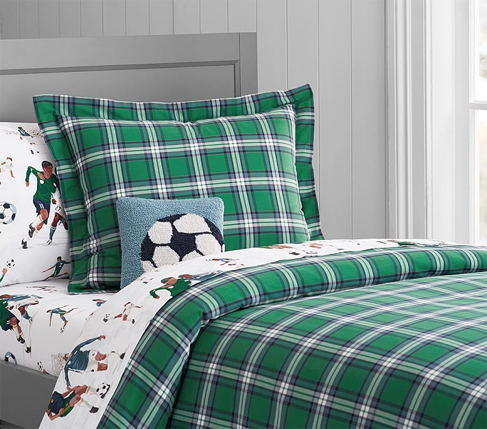 Field Plaid Duvet Cover &amp; Shams