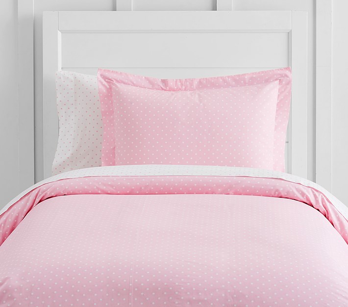 Organic Pin Dot Duvet Cover &amp; Shams