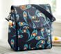 Petunia Pickle Bottom Peacock Print Boxy Diaper Bag