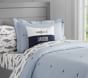 Oxford Embroidered Shark Duvet Cover &amp; Shams