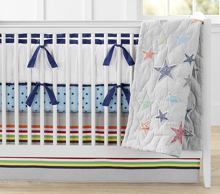 Camden Star Crib Bedding Sets | Pottery Barn Kids